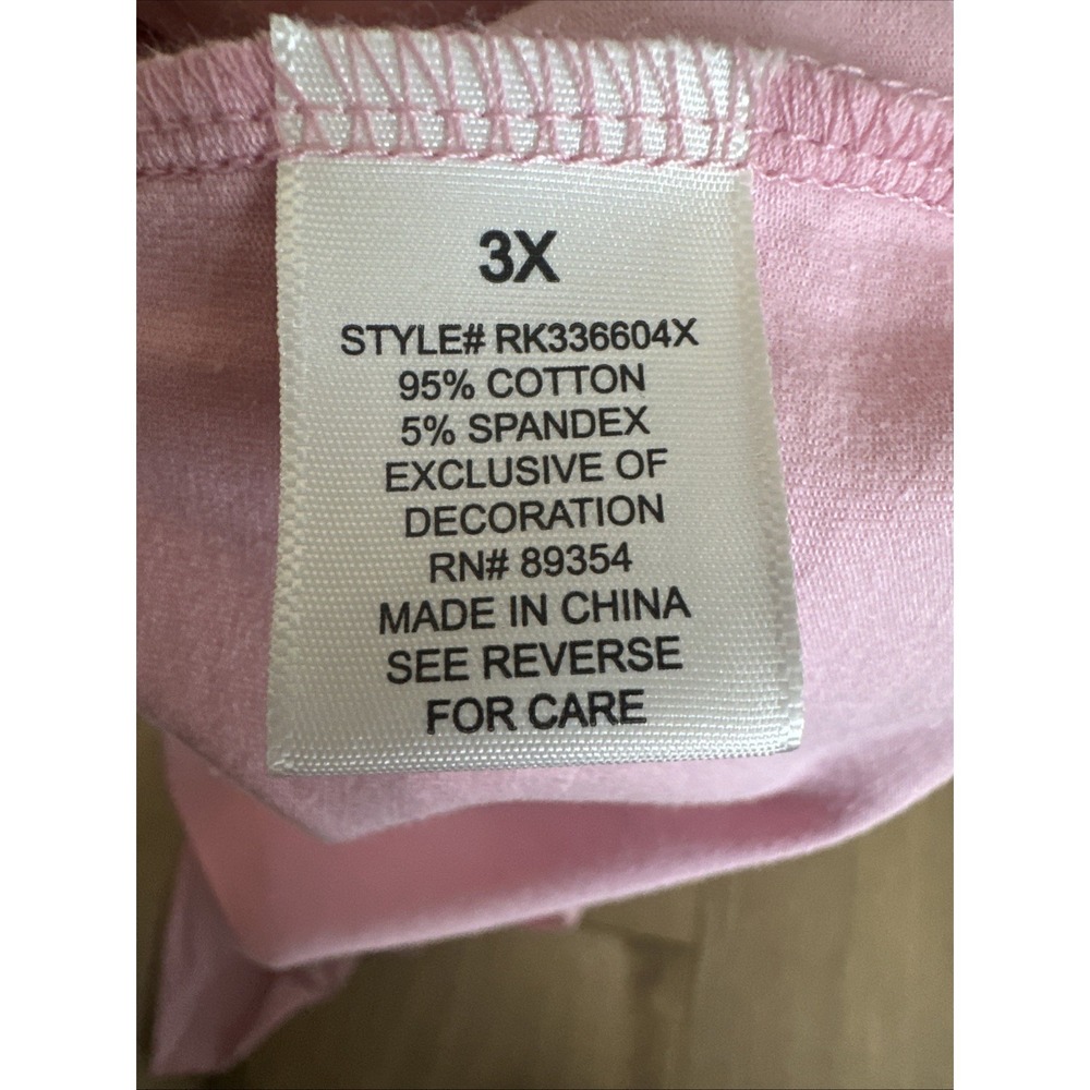 No Comment Plus 3X Women's Boots Western Cowgirl Country Music S/S Tee Cut Off - Picture 6 of 7